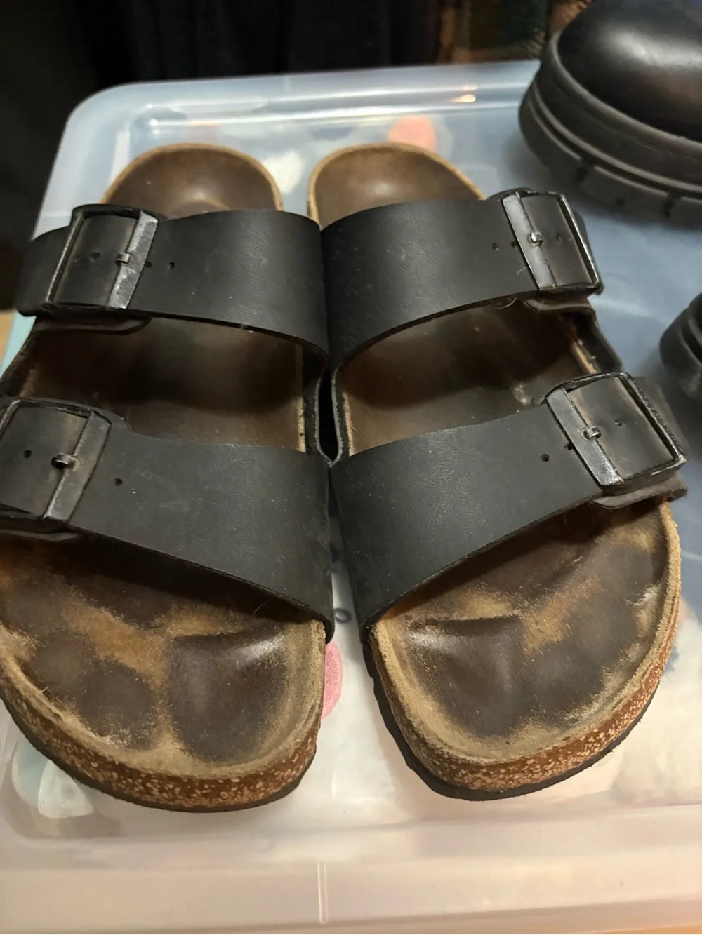 Black Birkenstocks